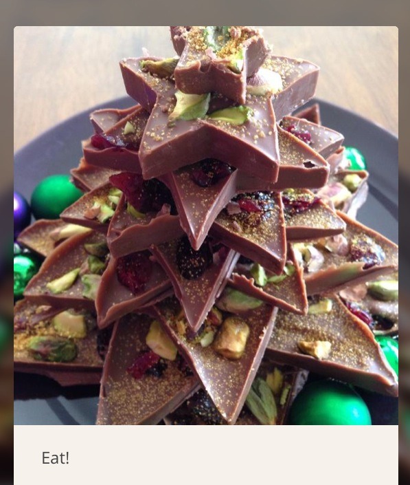 Christmas Chocolate Treats With Cranberry And Pistachios! Super Easy To Make! 