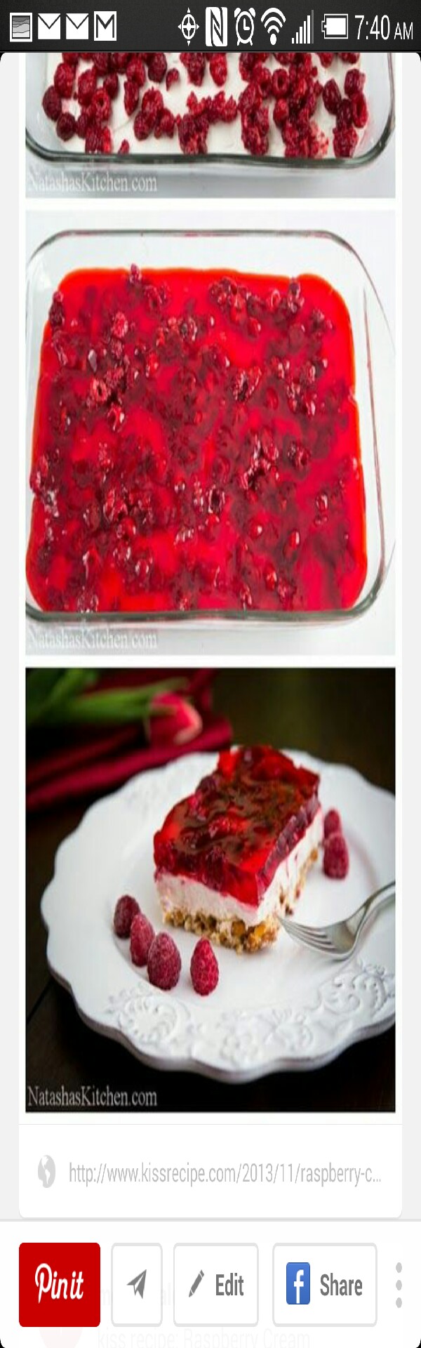 raspberry pretzel cream cheese jello