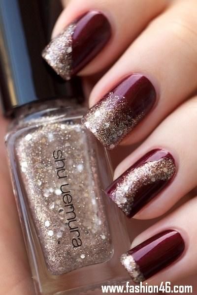 Glitter all over the nails