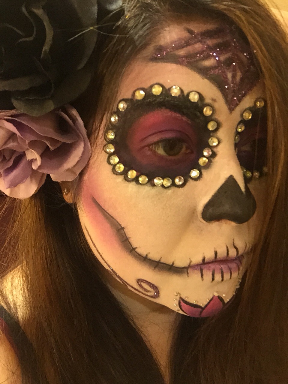 Sugar Skull Tutorial! #HalloweenTip