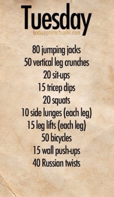 7 Day Workout That Actually Works!😋