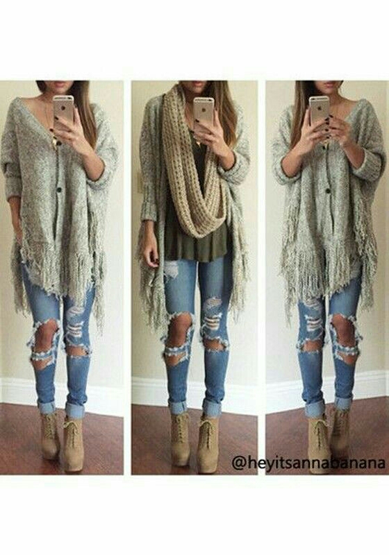 Adorable Fall Boho Outfits 👓😋