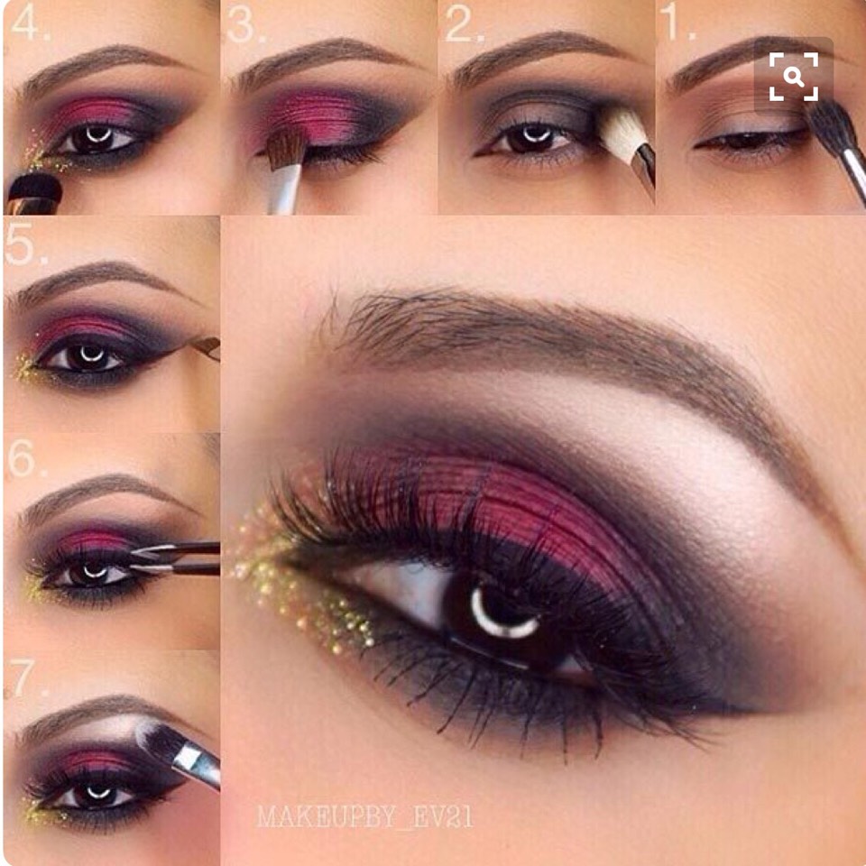 Beautiful Lips &eye Makeup