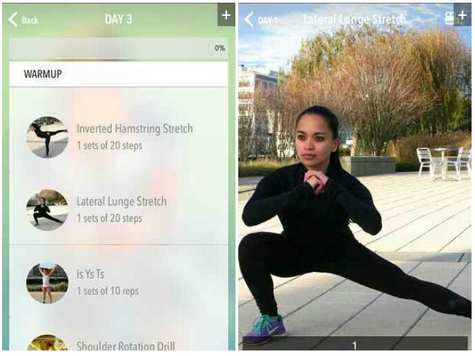 13. Spitfire (free, iOS) is a beginner-friendly strength training app designed for women.