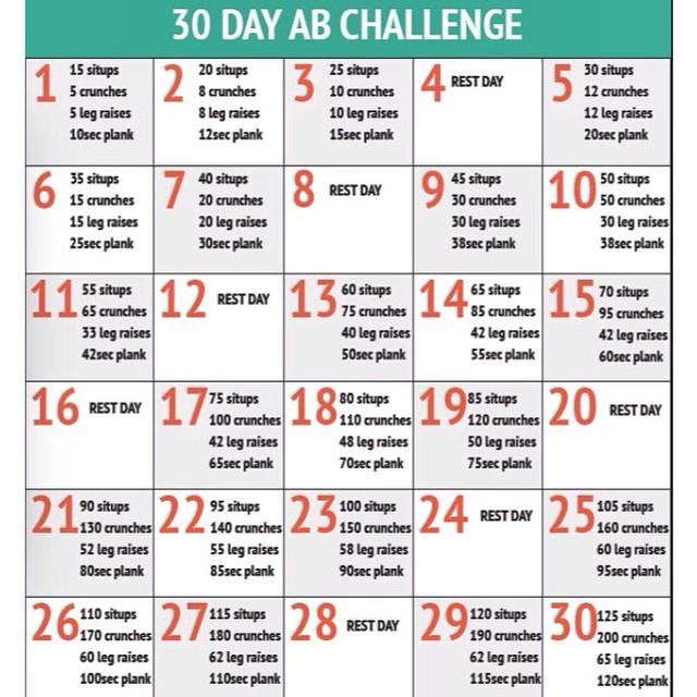 Abdominal Workout Challenges