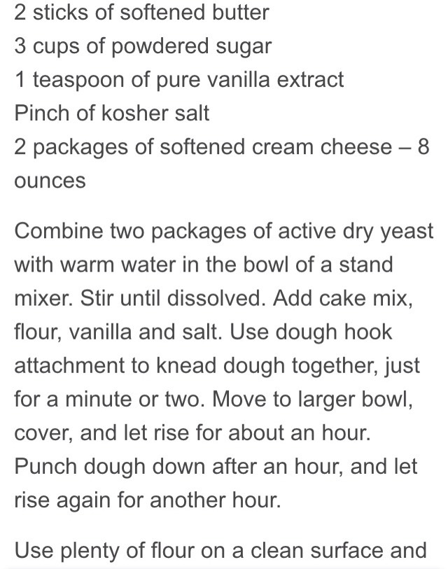 Red Velvet Cake Mix Cinnamon Rolls