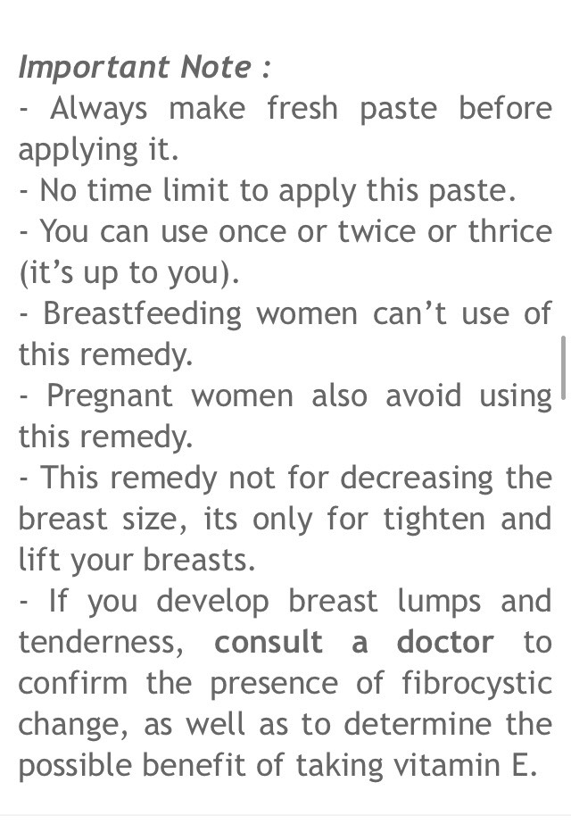 "TIGHTEN YOUR BREAST IN A WEEK!"