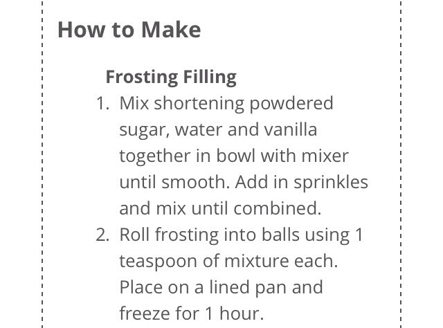 Frosting Filled Chocolate Chip Cookies 