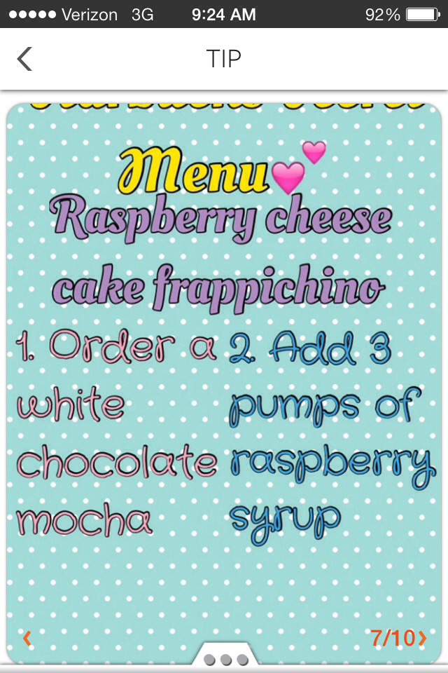 Starbucks Secret Recipes