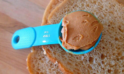 Then add 2 tbsp of peanut butter (if you want more or less you can change the amount but for exact taste make it 2).