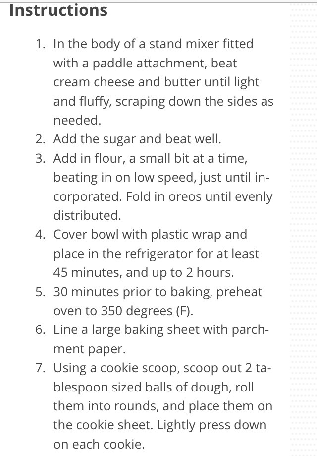 Oreo Cheesecake Cookie!!!! Only 5 Ingredients