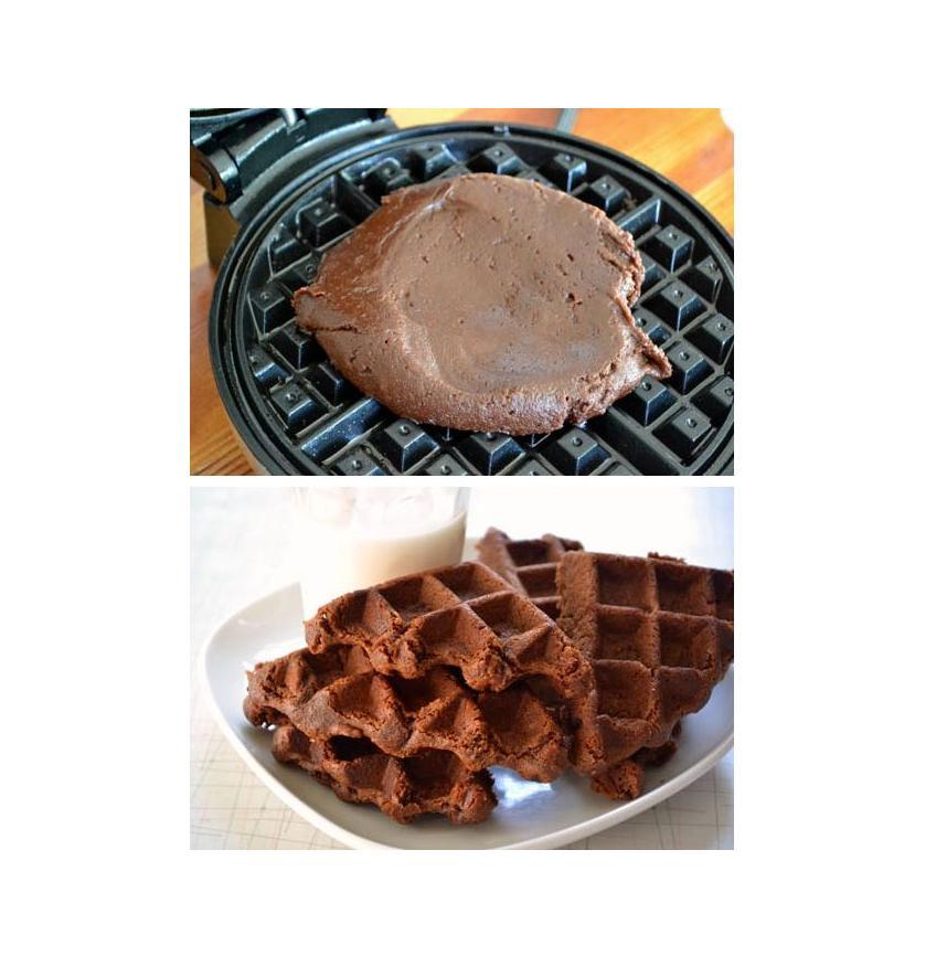Waffle Brownies

A batch of yummy brownies without the oven.