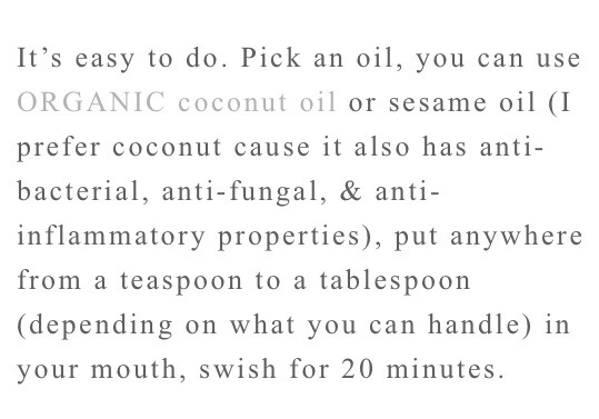 Oil Pulling.. Wtf Is Oil Pulling? + Why Am I Hooked! 