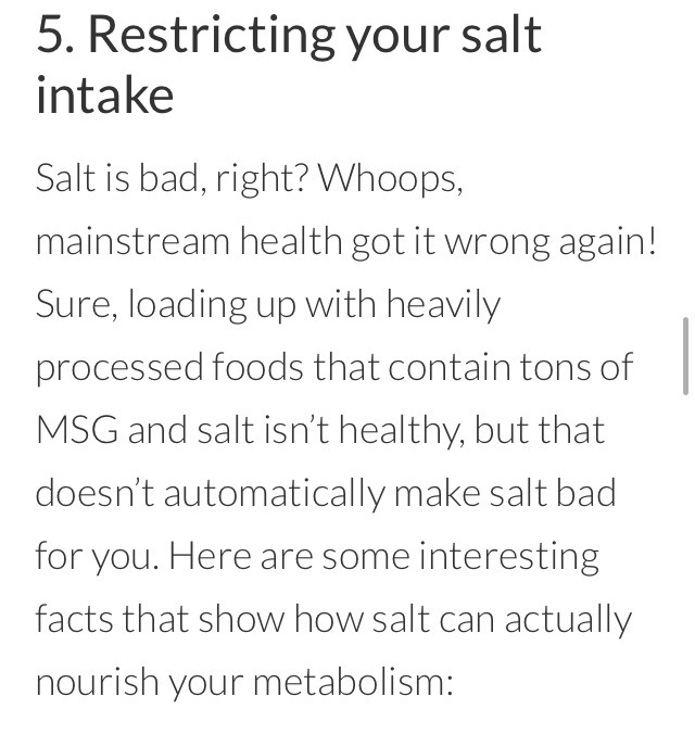7 "Healthy" Habits Hurting You Metabolism #summervibes