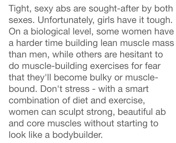 How To Get Abs ( For Girls ) 