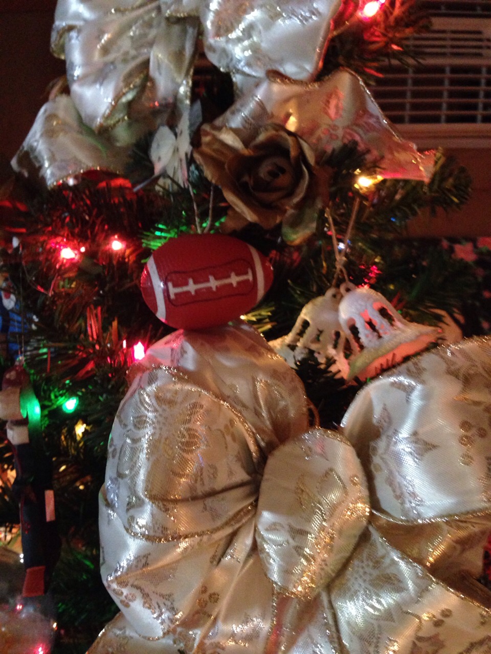 i even used a football egg .. since im a fan :) and the bells from my wedding cake :)