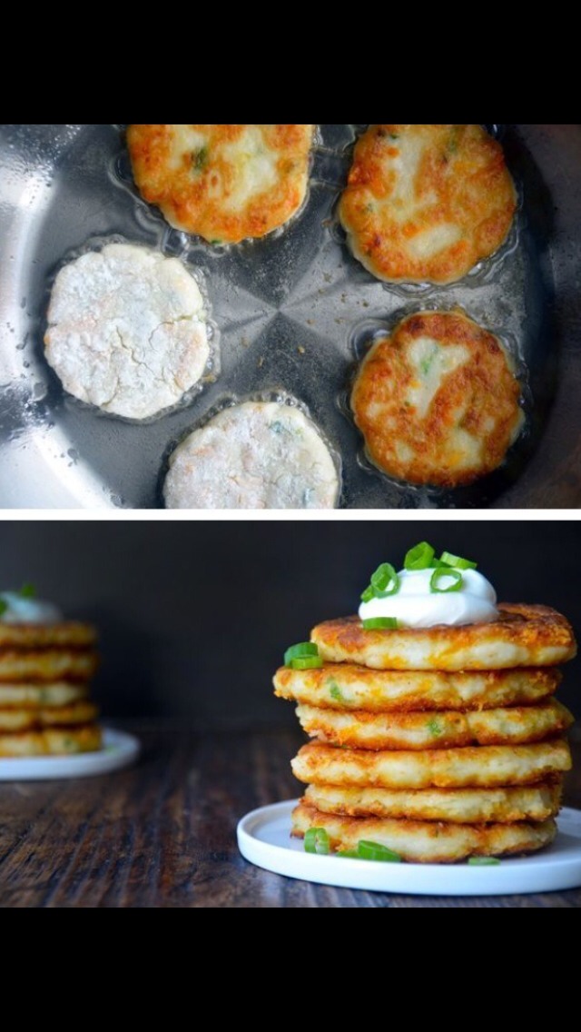 Mashed Potato Pancakes! So Good!!