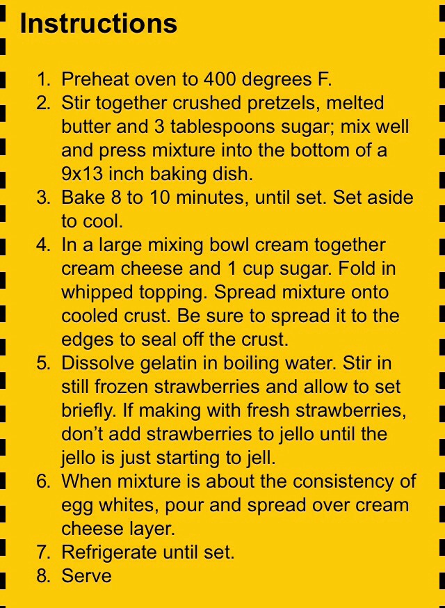 💥 Strawberry Pretzel Salad💥👌