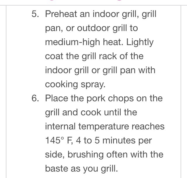 Pineapple Teriyaki Pork Chops 