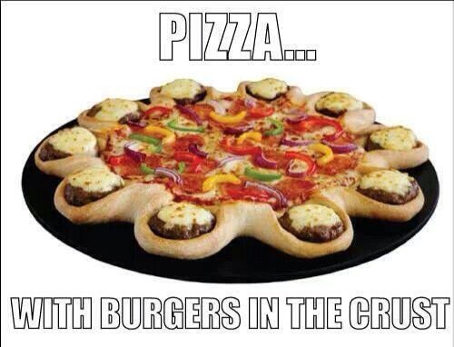 Burger pizza. ππ