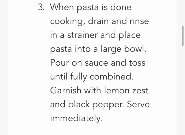 RECIPE: CREAMY AVOCADO PASTA