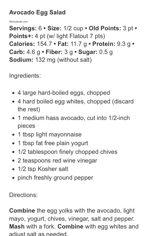 Avacado Egg Salad!! 