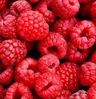 Raspberries - vitamin C, potassium, magnesium, copper (helps with red blood cell production)
