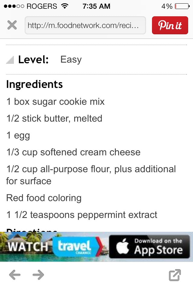 Candy Cane Cookie Recipe!