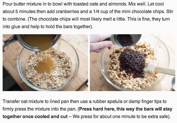 Chewy Granola Bars