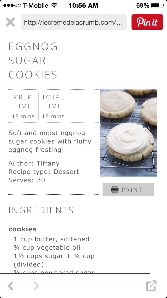 👅Eggnog Sugar Cookies🎉🎊 #TipIt 