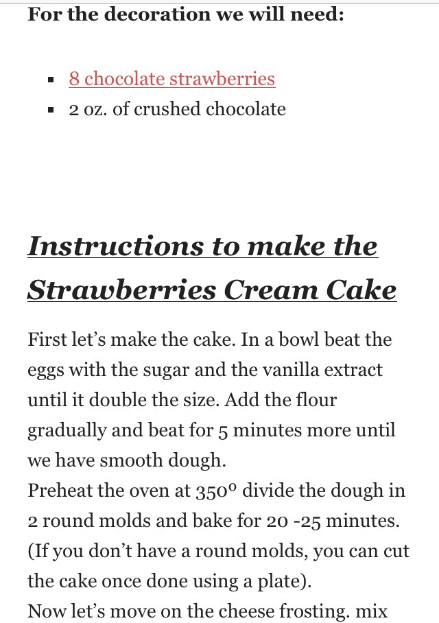 Yummy Strawberry Cake Easy Recipe 