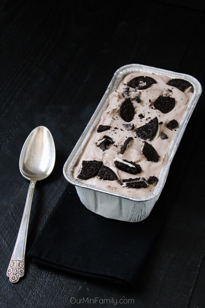 You'll need a blender Vanilla Bean ice cream and any Oreo of you're choice 