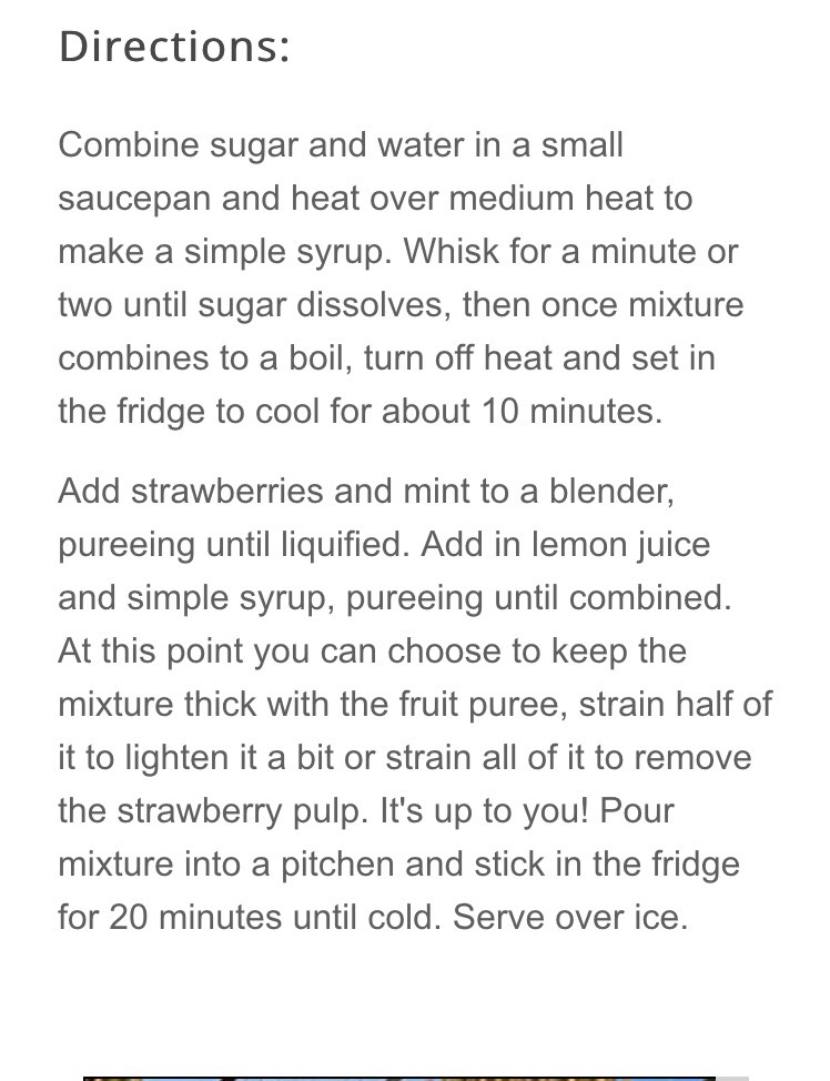 Fresh Strawberry Lemonade