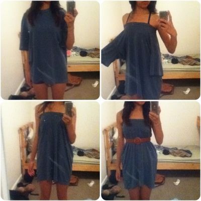 Diy Old Tshirt In Awesome Dress (must See) Like👍 Before Safe)