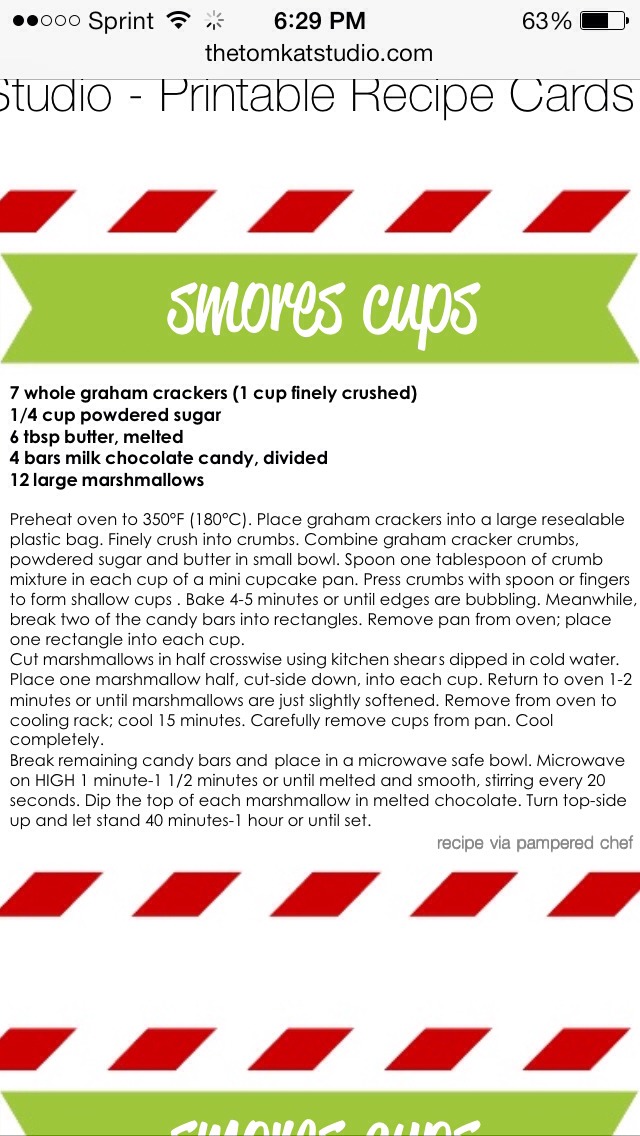 Mini S'mores Cups!
