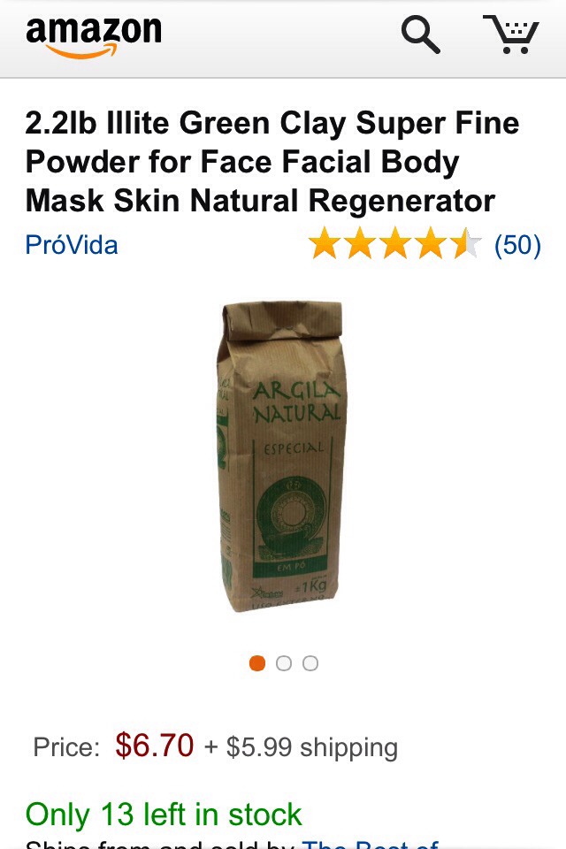 😜 Natural Deep Clean Facial Mud Mask 😜