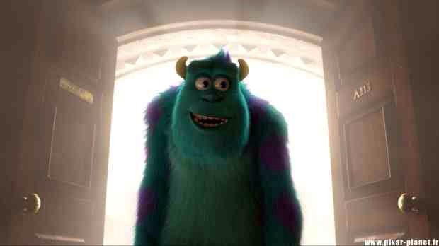 It was on a door in "Monsters University."