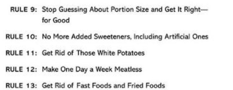 The Skinny Rules!!