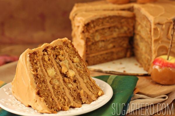 Apple Caramel Cake  