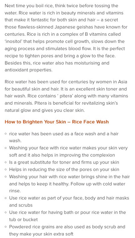 💟😍Rice Water For Gorgeous Hair & Skin😍💟