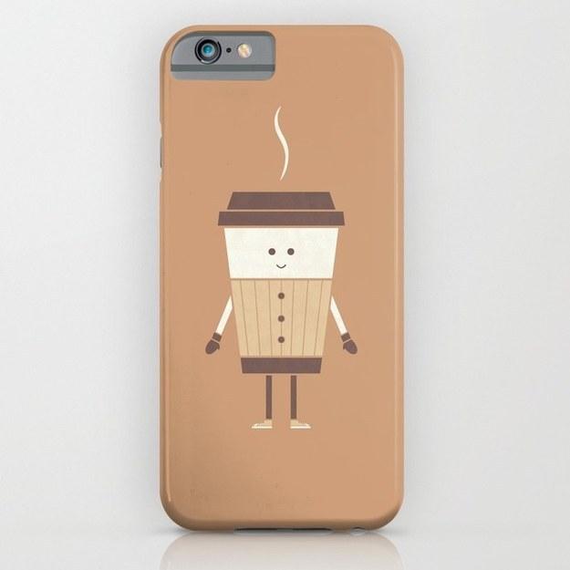 23. A phone case decorated with a snugly-dressed coffee cup.
https://society6.com/product/cold-weather-coffee_iphone-case?isrc=src.search-hue.1-srt.popular#9=375&52=377