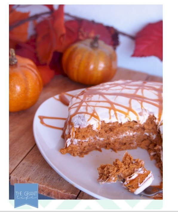 Pumpkin Caramel Cake!