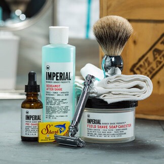 Brush Up On Style  –  Despite the explicit name, the Clean Shave Crate is extremely versatile in grooming capabilities, perfect for advanced undertakings like friendly muttonchops, the Tom Selleck, or the legendary Fu Manchu.