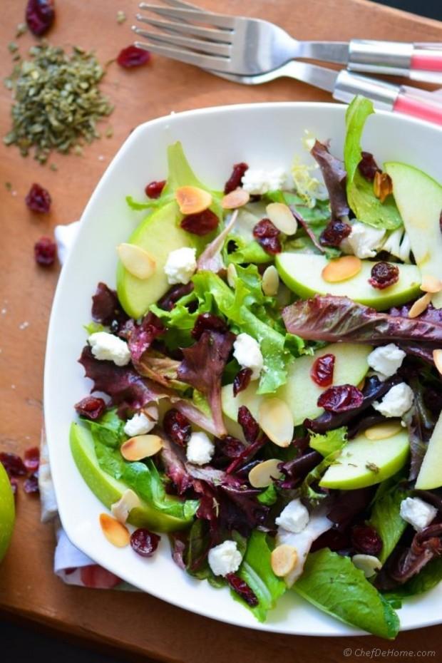 Apple and Goat Cheese Salad