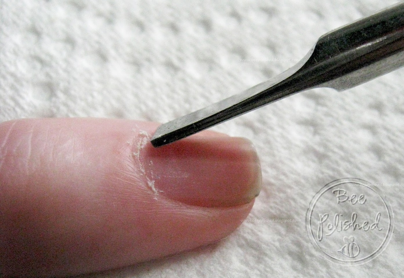 Push cuticles back every night. This will make your nails look longer and healthier  