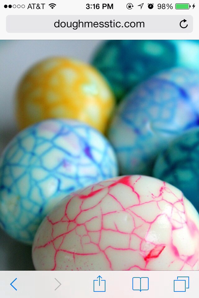 Crackle Easter Deviled Eggs💛💙💚