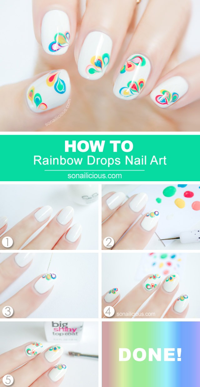 Cutest Marbling Nail Tutorial πππ―