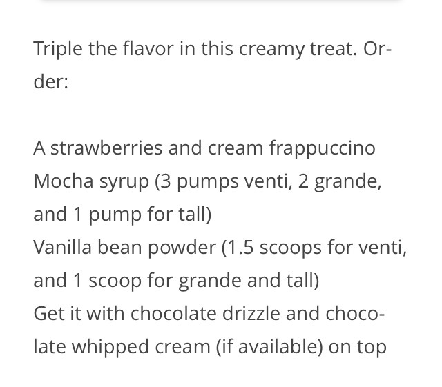 💟❕35 Secret Starbucks Drink You Didn't Know You Could Order❕💟