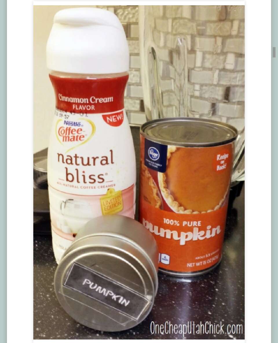 Homemade pumpkin spice creamer 