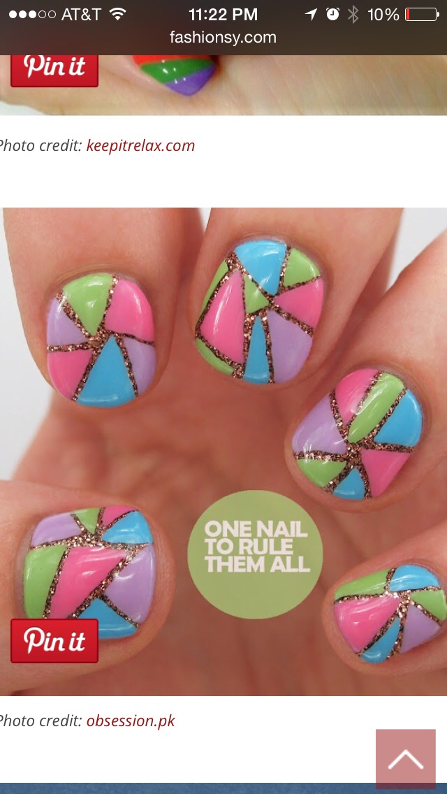 Nail Art: Super Fun Multicolor 